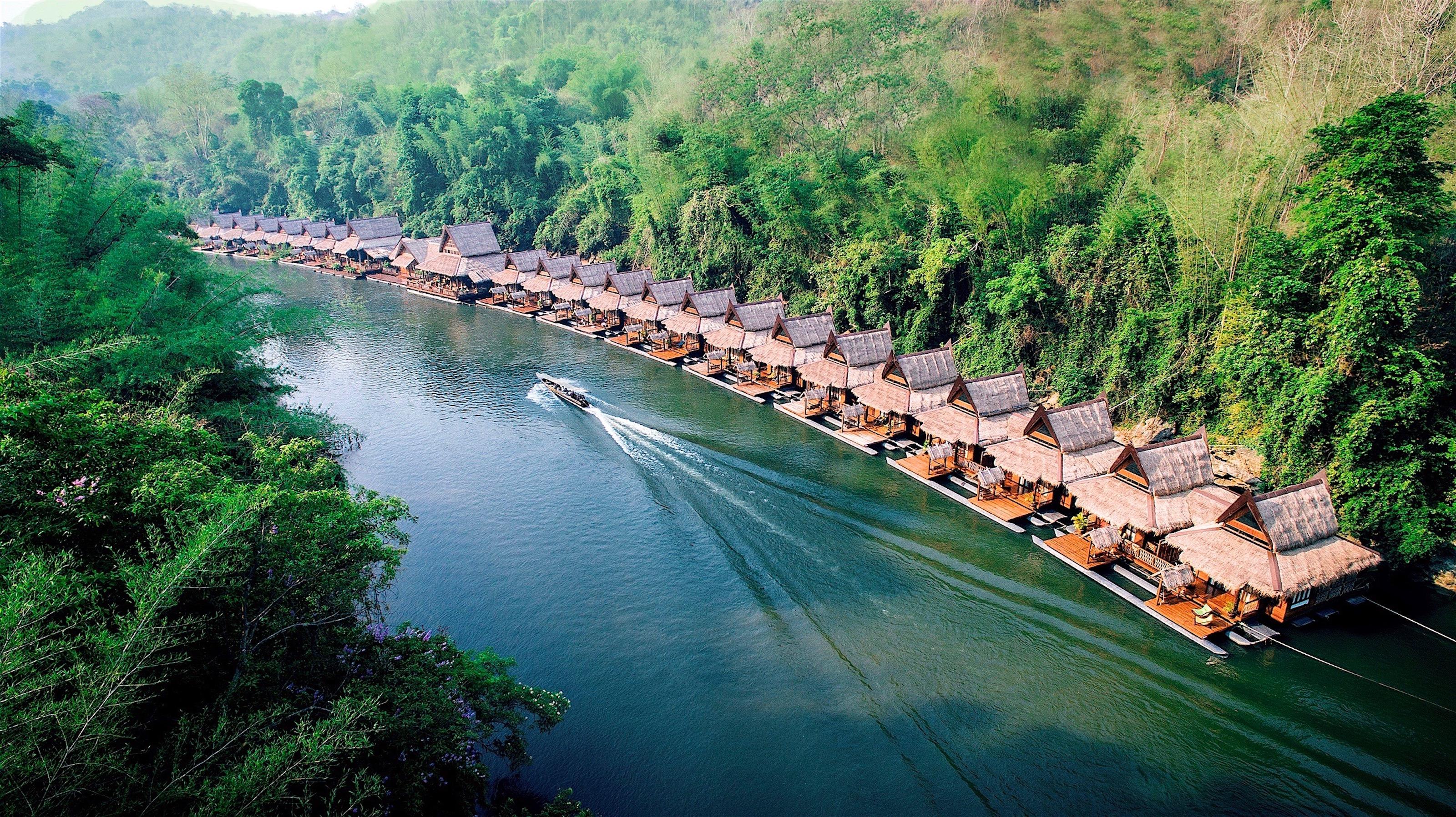 The Float House River Kwai Hotel Ban Huai Maenam Noi Exterior foto